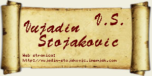 Vujadin Stojaković vizit kartica